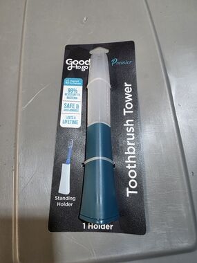 Good to Go Premier Teal Toothbrush Tower - Standing Holder
